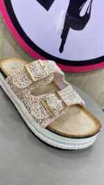 Mules compensées en crochet – Chic & Confort – Image 2